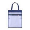 thumbnail image 2 of Carpeta de Malla Tote Soledad Nylon con Bolsillo con Cremallera Estuche Plegable Multifuncional Azul, 2 of 8