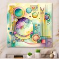 thumbnail image 2 of Designart Pastel Watercolor Art Deco I Canvas Wall Art, 2 of 5