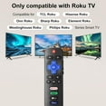 thumbnail image 3 of Pack of 2 New Replacement for All Roku TV Remote,Compatible for All TCL-ONN-Hisense-Roku TV Remote, 3 of 4