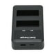 thumbnail image 1 of Estacia de Carga de Batería de Cámara Dual, Cargador de Batería USB de Reemplazo Fast Multi Protection Professional 8.4V Para D3100 Para D3500 Para D5200 PARA D53300, 1 of 7