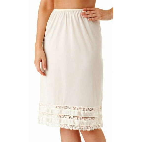 Women's Shadowline 2702X Plus Snip-it 27 Inch Slip (Beige 3X)