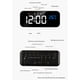 thumbnail image 2 of Reloj despertador electrónico Digital LED Naiovety Control de voz de inteligente recargable Blanco, 2 of 6