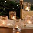thumbnail image 3 of Portavelas Votive Qipecedm Vintage Glass (paquete de 24), 3 of 7