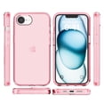 thumbnail image 5 of KOMI for iPhone 16E Case Clear : for SE 4 2025 Anti Yellowing Rugged Case | Military Grade Protection Slim Phone Cases | Shockproof Scratch-Resistant Transparent Cell Phone Cover Pink, 5 of 5
