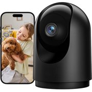2K Indoor Security Camera, Motion Detection, Night Vision & 2-Way, TF/Cloud Storage, Works with Alexa & Google Home, 2.4G WiFi