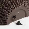 thumbnail image 6 of Travelwant Wall and Railing Plastic Pots, Hanging Planters with S Hooks, Indoor and Outdoor Half Round Plant Holders for Fence, Balcony or Rails, 6 of 7