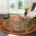 thumbnail image 3 of SAFAVIEH Mahal Napier Oriental Area Rug, Navy/Red, 8' x 10', 3 of 5