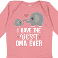 thumbnail image 4 of Inktastic Best Oma Ever Grandchild Boys or Girls Long Sleeve Baby Bodysuit, 4 of 5