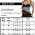 thumbnail image 2 of Vaslanda Neoprene Waist Trainer Corset Sauna Sweat Vest Weight Loss Slimming Body Shaper Workout Tank Tops Women, 2 of 6