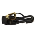 thumbnail image 1 of DAFEI Comfortable Womens Sandals Flip Flops Ladies Slippers Fashion Summer Flip Flops Non Slip Flat Bottom Comfortable One Line Shoes, 1 of 8
