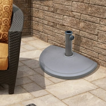 Island Umbrella  20-lb Resin Half Round Umbrella Base