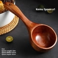 thumbnail image 6 of Large Wooden Soup Ladle Spoon For Serving Noodles And Stew Eco-Friendly Kitchen Utensil, 6 of 10
