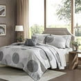 thumbnail image 2 of Home Essence Cabrillo Bed in a Bag Coverlet Bedding Set, Gray, Twin, 2 of 7