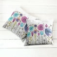 thumbnail image 2 of Ambesonne Dragonfly Throw Pillow Cover 2 Pack, Hello Summer Concept, 20", Pink Blue, 2 of 6
