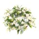 thumbnail image 4 of Corona de gardenias para decorar la puerta con un encanto navideño americano, 4 of 8