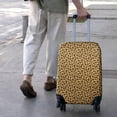 thumbnail image 3 of Yellow and Brown Of Cheetah Print Luggage Cover Fashion Suitcase Cover Baggage Covers Fit 25-28 Inch Luggage (Go Travel), 3 of 5