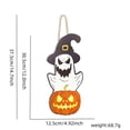 thumbnail image 2 of Halloween Decorative Hanging Ornament  Bat Pumpkin Ghost Sign, 2 of 8