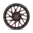 thumbnail image 3 of Moto Metal Mo805 22X10 5X127 -18Et 87.1Cb Gloss Black Milled With Red Tint Wheel, 3 of 3