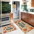 thumbnail image 1 of Autumn Celebration Mat Fall Festive Soft Texture Home Decorative Rug Warm For Thanksgiving Halloween Gatherings NonSlip Base Easy Clean, 1 of 4