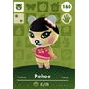 Nintendo Animal Crossing Happy Home Designer Amiibo Card Pekoe 160/200 USA Version