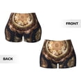 thumbnail image 5 of Picia Dreamcatcher With Mandala Printed Workout Shorts for Women Seamless Scrunch Butt Lifting High Waisted Yoga Gym Booty Running Moisture-wicking Short Pants-X-Large, 5 of 9