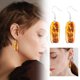 thumbnail image 1 of Pendientes Hamburgo Pendientes Moda Exagerada Pendientes Acrílico Postre Pendientes Femenino Colgante Novela., 1 of 2