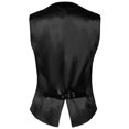 thumbnail image 5 of Virmaxy Men's Gothic Dress Vest Medieval Court Jacquard Vintage Tuxedo Slim Waisted Inner Vest Coat Sleeveless Hooded Casual Jacket/Jacket, 5 of 9