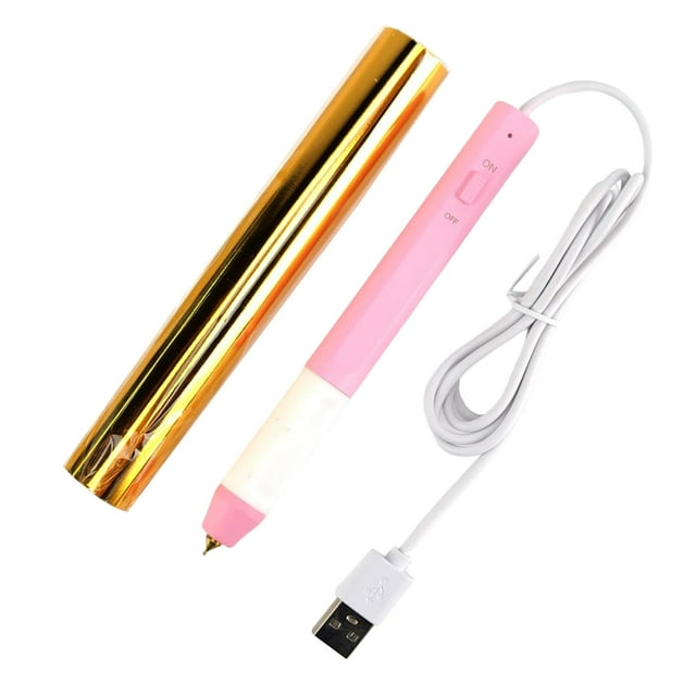 de bolígrafos de papel de aluminio caliente con cable USB de de papel de aluminio activado por calor para la fabricación de Rosa Soledad juego de bolígrafos