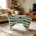 thumbnail image 6 of Quick Drying Dog Bathrobe Striped Pet Dressing Gown - Super Absorbent Soft Fabric Dogs Towel Robe with Adjustable Belly Band, Hooded Microfiber Drying Coat for Small Medium Dogs Cats After Bath, 6 of 6