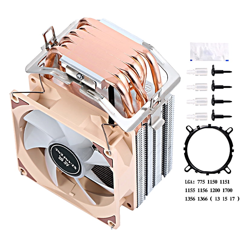 CPU Efficient Cooler Processor 90mm Cooling Fan 6 Heat Pipe Suitable For Installing LGA775 115x 1200 1700 1356 1366 i3 i5 i7 AMD