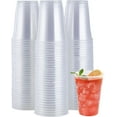 thumbnail image 1 of 100 piezas de vasos desechables transparentes 250ml tazas de cena para el hogar vasos de plástico pp gruesos JAMW Sencillez, 1 of 5