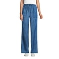 thumbnail image 3 of Lands' End Women's TENCEL™ Fiber High Rise Wide Leg Pants, 3 of 3