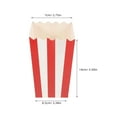thumbnail image 2 of ELAYARD 25pcs Bulk Rice Treats Popcorn Boxes Paper Rectangular Snacks Individual Packs, 2 of 6