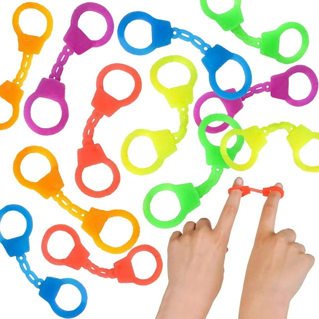 Minibrazaletes elásticos para dedos ArtCreativity, paquete de 144 niños