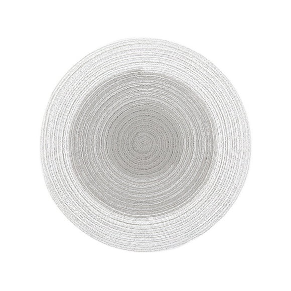 SSZMDLB Coussin Isolant Thermique en Fil de Ramie, Tapis de Table à Manger Rond de 30 cm, Tapis de Table Anti-Brûlure Dégradé pour Restaurant, Maison, Table Basse et Bureau, sous-Verre Décoratif pour la Maison