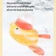 thumbnail image 5 of ABPETE Yellow Duck Cat Feeder Toy, Little Yellow Duck Cat Toy Treat Feeder, 2-in-1 Interactive Cat Toy & Slow Feeder, Cat Dog Treat Dispenser with Button (1pcs), 5 of 6