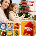 thumbnail image 1 of Christmas Non-Woven Sewing Kit DIY Threading Painting Set Handmade Music Theme Complete with Colorful Patterns Needles Threads Instructions Festive Ornament Craft Kit, 1 of 6