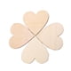 thumbnail image 4 of 100 Adornos Con Formas De Corazones De Madera Pequeños, Tamaños De 10 Mm A 80 Mm, Acabado Liso, Pintable, Perfecto Para Álbum De Recortes Y Tarjetas Hechas A Mano, Ideal Para, 4 of 8