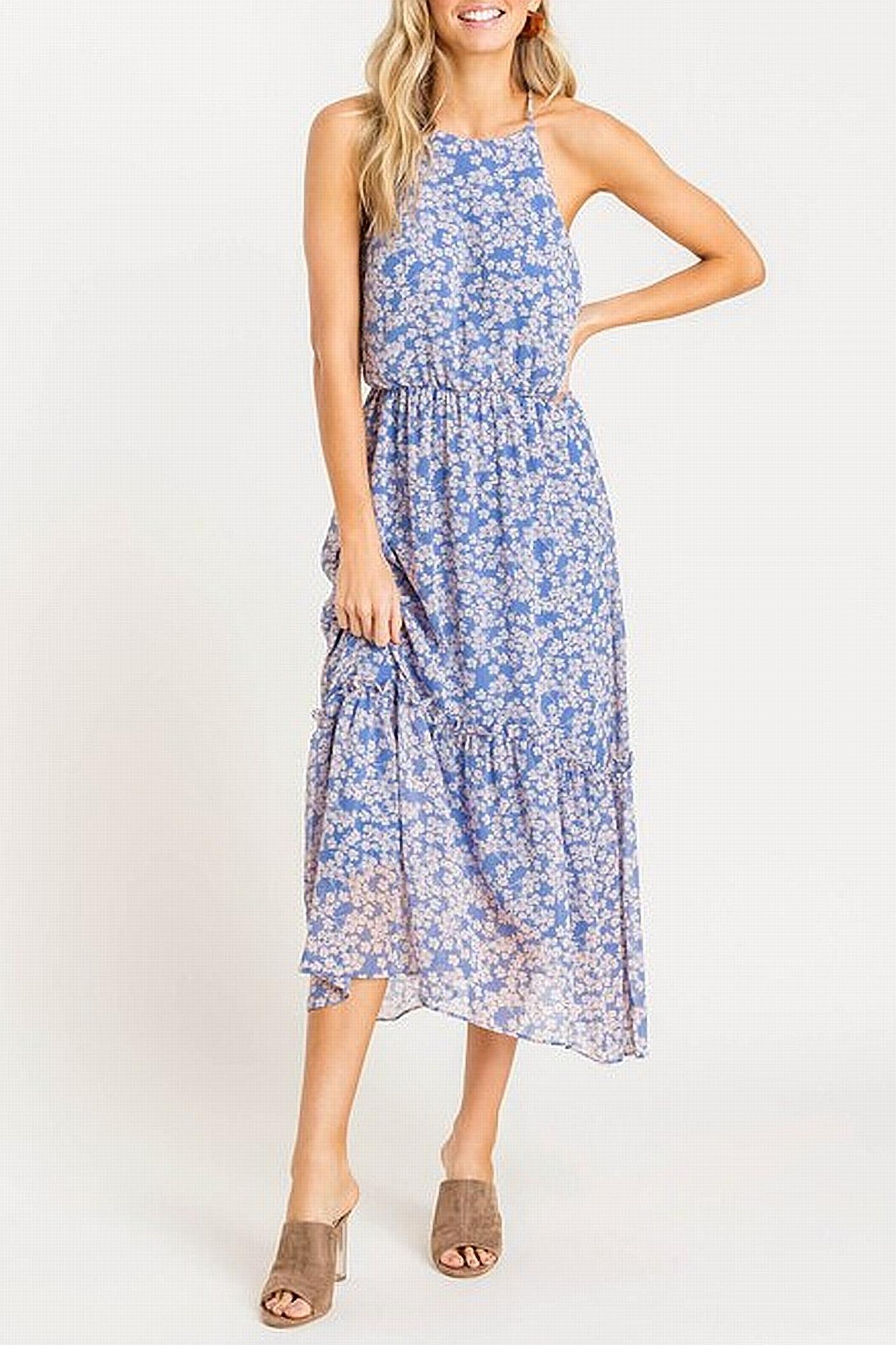 Lush Maxi Dress Medium Junior Floral 