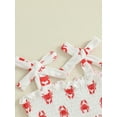 thumbnail image 5 of Suealasg Baby Girls Romper, Sleeveless Tie-up Crab Print Infant Bodysuit Summer Clothes for Casual Daily, 5 of 8