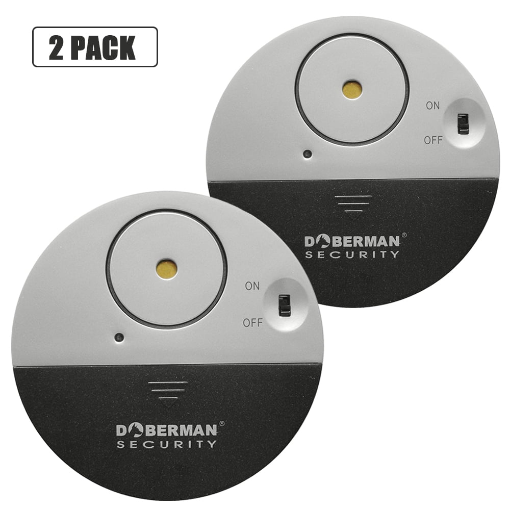 4 Pc DOBERMAN SECURITY Home Office Security SuperSlim Wireless Door