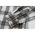 thumbnail image 4 of SSLR Flannel Shirt for Men Long Sleeve Button Down Shirt Plaid Casual Jacket, 4 of 8