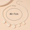 thumbnail image 2 of HSHDLDF Collier Coquillage Puka pour Femmes Hommes Collier Surfeur Coquillage Cordon Collier Collier Ras du Cou Perles Colorées Collier Ajustable Été Boho Hawaii Boucle Perle Collier Bijoux Coquillage Naturel, 2 of 6