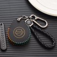 thumbnail image 1 of Handmade Genuine Leather Fob Car Smart Key Case for Harley Davidson X48 1200 Street Glide Protection Cover Keychains Accessories, 1 of 5