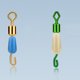 thumbnail image 2 of Hytrove 30Ud Clip Silicona Para Línea De Resistente Azul Para En Salada Y, 2 of 8