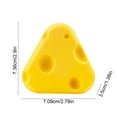 thumbnail image 3 of EGYMEN Cheese Bluetooth Speaker, Cute Cheese-Shaped Wireless Audio Device, Mini Portable Sound System, Stereo Cheese Decor Speaker, 3 of 6