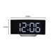 thumbnail image 3 of Reloj de mesa electrónico Pisexur para hombre, pantalla grande LED curva, despertador, reloj digital electrónico inteligente para dormitorio, oficina, electrónica para niños, organizador de electróni, 3 of 6