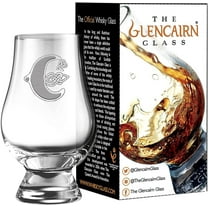 GLENCAIRN CELTIC E ENGRAVED WHISKY GLASS IN GIFT CARTON
