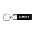 thumbnail image 2 of iPick Image for RAM 1500 Logo Black Real Leather Loop Strap Chrome Metal Key Chain, Official Licensed, 2 of 5