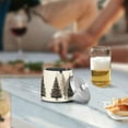 thumbnail image 5 of Yayeee Ashtray with Lid for Cigarette Smokeless Stainless Steel Home Ash Holder, Hand Drawn Christmas Stars, 5 of 7